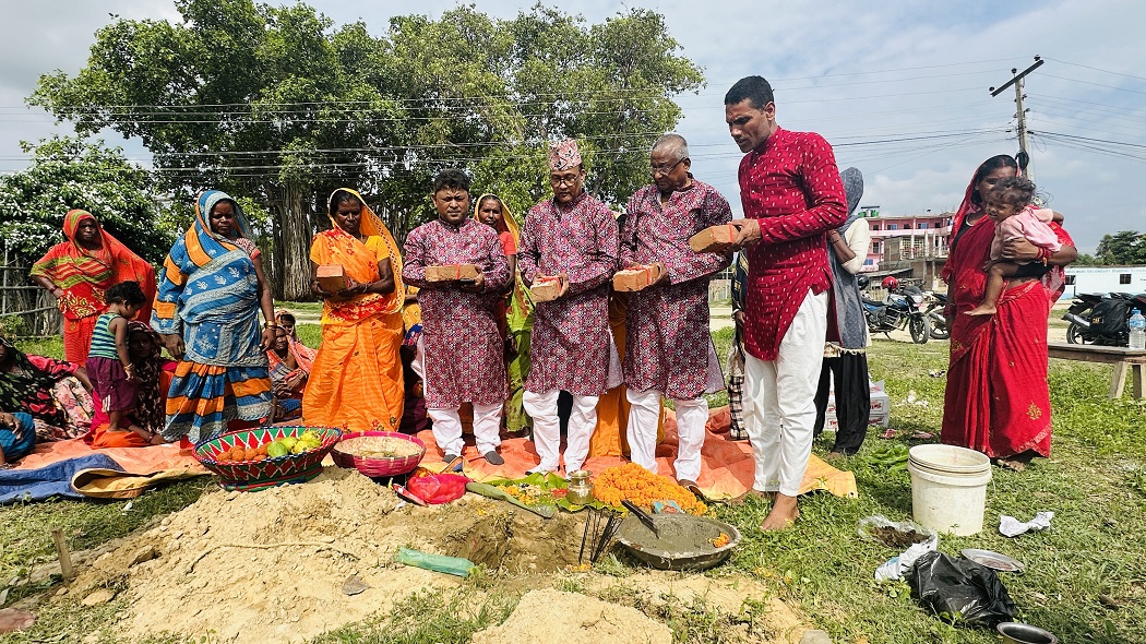 लहानमा श्रमिक महिलाका लागि भवन निर्माण सुरू