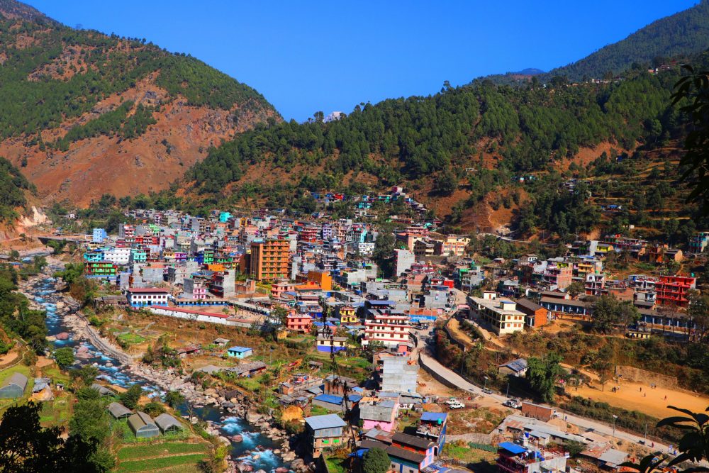 बागलुङको बुर्तिबाङलाई नयाँ सहर बनाउने कार्य सुस्त गतिमा