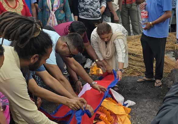 मेरी बास्सैकी ‘अप्सरा आमा’ को निधन, पशुपति आर्यघाटमा दाहसंस्कार
