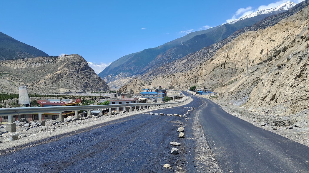बेनी–जोमसोम–कोरला सडकको ८४ प्रतिशत भौतिक प्रगति