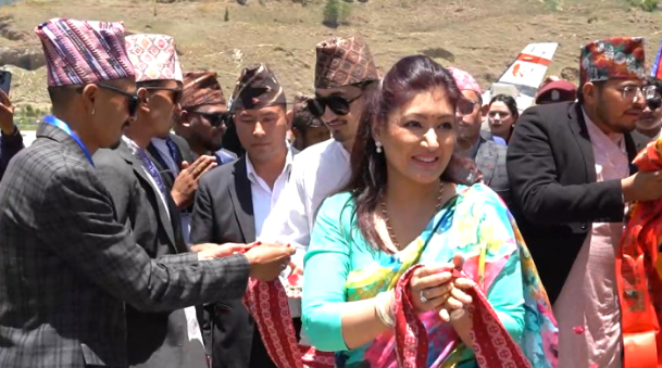 हिमानी ट्रष्टले जुम्लामा सुत्केरी सेवा केन्द्र बनाउँदै, पूर्वयुवराज्ञी हिमानी शाहद्वारा शिलान्यास