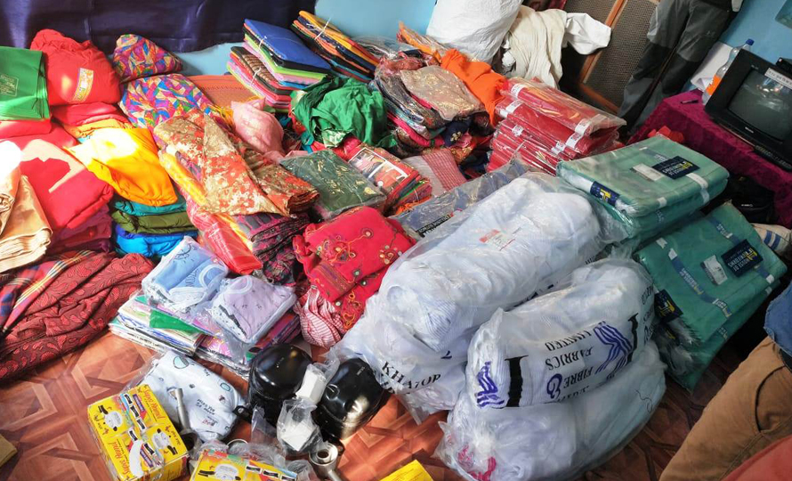 १७ लाख मूल्यको भन्सार छलीको सामान बरामद