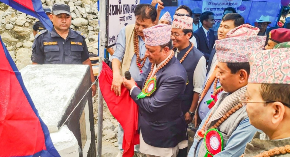 सङ्खुवासभाको सिसुवाखोलामा पक्की पुल सञ्चालन