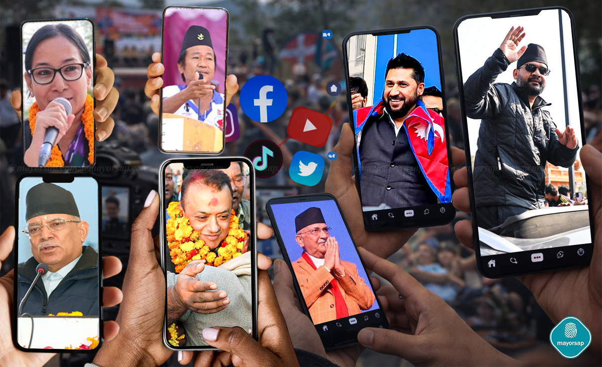 फेरिँदो चुनावी शैली : मतदाताको आँगनमा होइन, मोबाइलमा देखिन्छन् उम्मेदवार